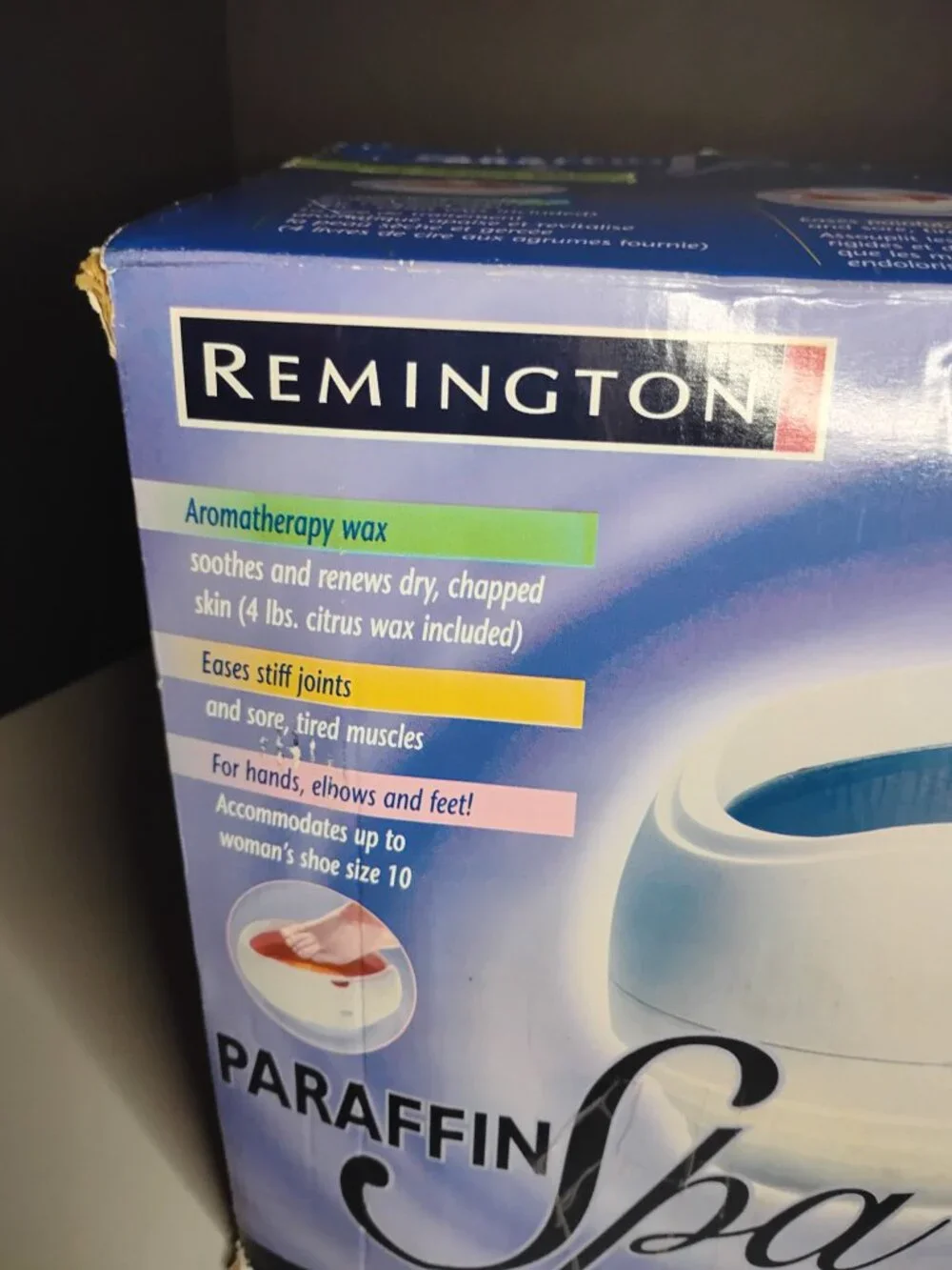 Remington Paraffin Wax Heat Treatment System HS-220 Spa Therapy